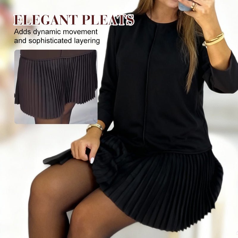 Elysia Women's Dress | Elegant Black Cocktail Dress, Comfortable Fit - Hartwella