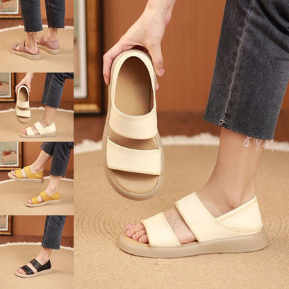 Elysia Women's Sandals | Comfortable Genuine Leather, Anti - Slip Sole - Hartwella
