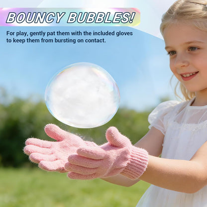 Elysian Bubble Wand | Fog - Filled Bubbles with Lights and Music - Hartwella