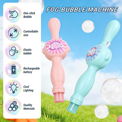 Elysian Bubble Wand | Fog - Filled Bubbles with Lights and Music - Hartwella