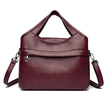 Elysian Crossbody Bag | Soft PU Leather, Lightweight - Hartwella