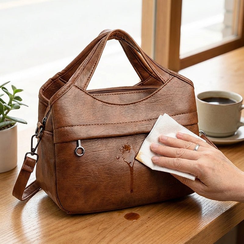 Elysian Crossbody Bag | Soft PU Leather, Lightweight - Hartwella