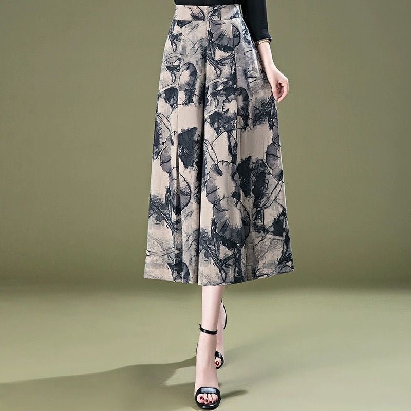 Elysian Culottes | Breathable Wide Leg Design, Wrinkle-Resistant - Hartwella