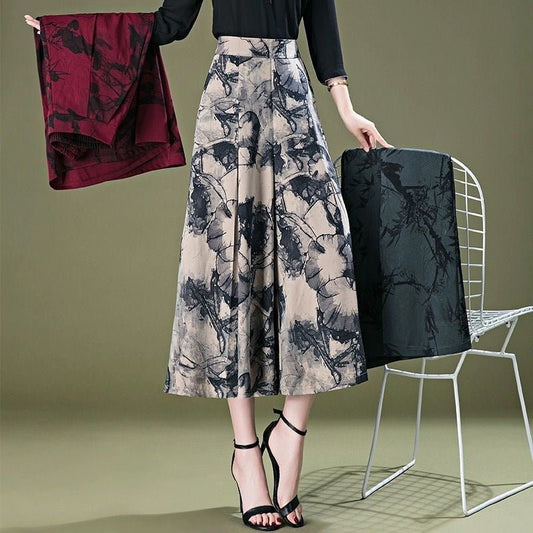 Elysian Culottes | Breathable Wide Leg Design, Wrinkle-Resistant - Hartwella