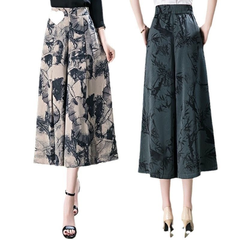Elysian Culottes | Breathable Wide Leg Design, Wrinkle-Resistant - Hartwella