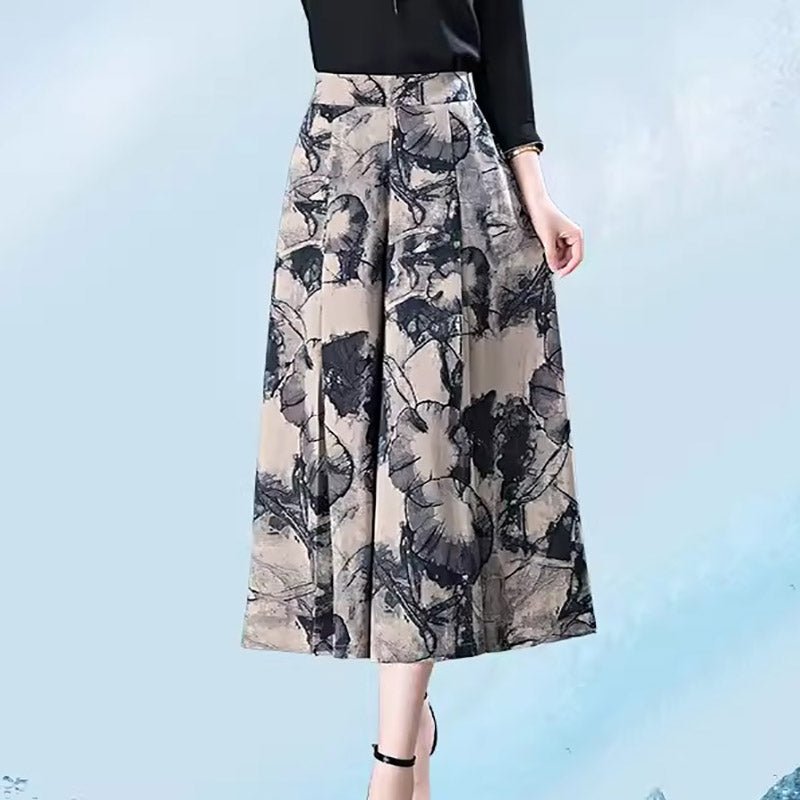 Elysian Culottes | Breathable Wide Leg Design, Wrinkle-Resistant - Hartwella