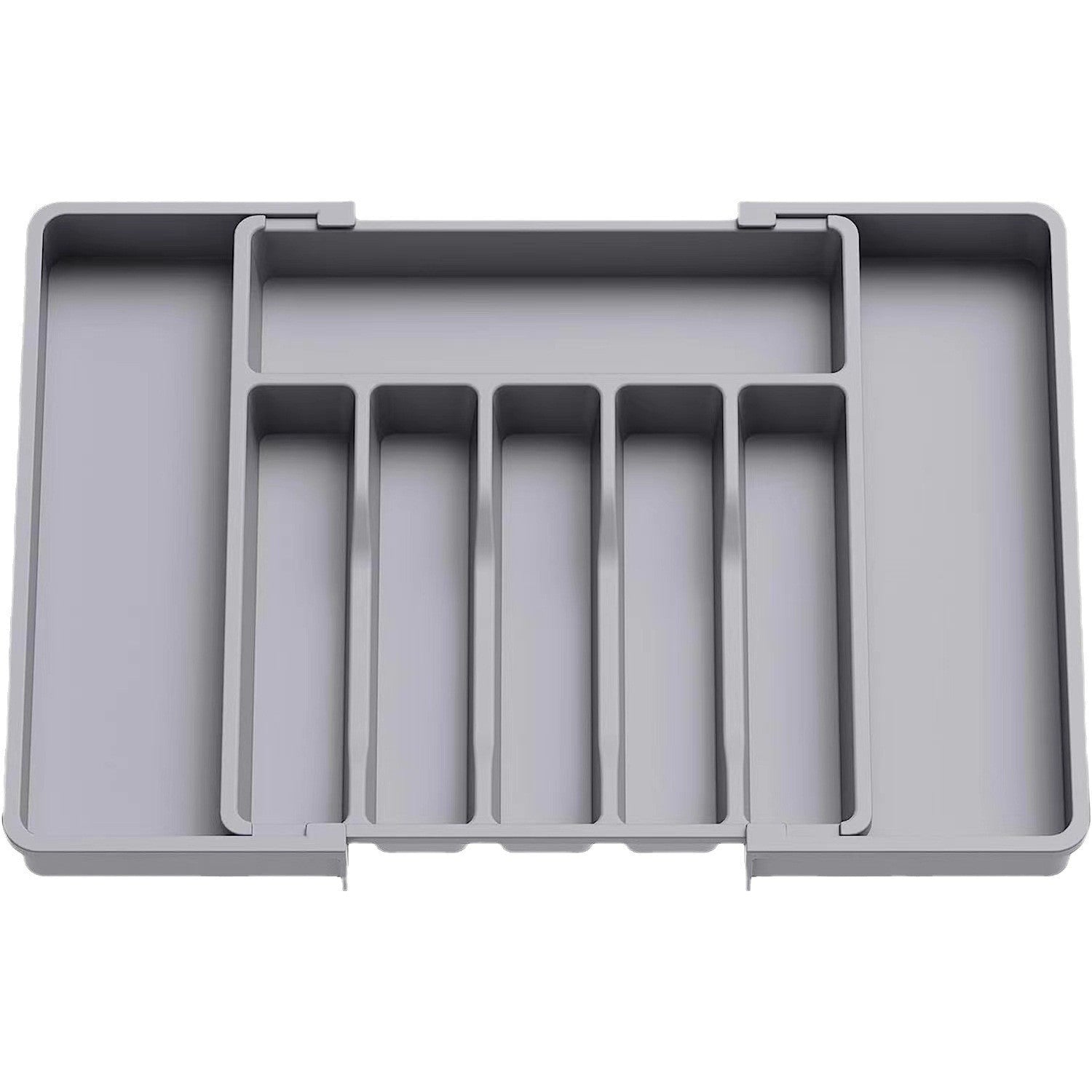 Elysian Cutlery Organizer | Extendable Design, Multi - Compartment - Hartwella