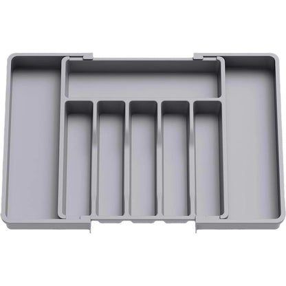 Elysian Cutlery Organizer | Extendable Design, Multi - Compartment - Hartwella