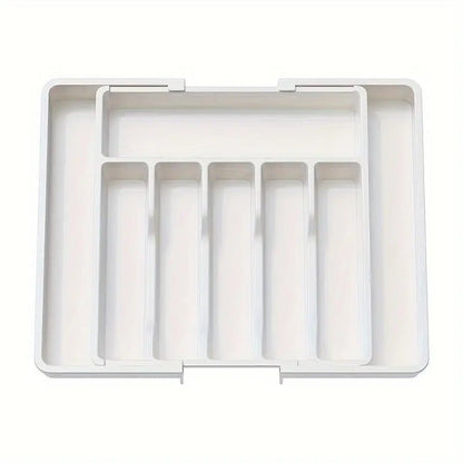 Elysian Cutlery Organizer | Extendable Design, Multi - Compartment - Hartwella