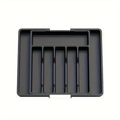 Elysian Cutlery Organizer | Extendable Design, Multi - Compartment - Hartwella