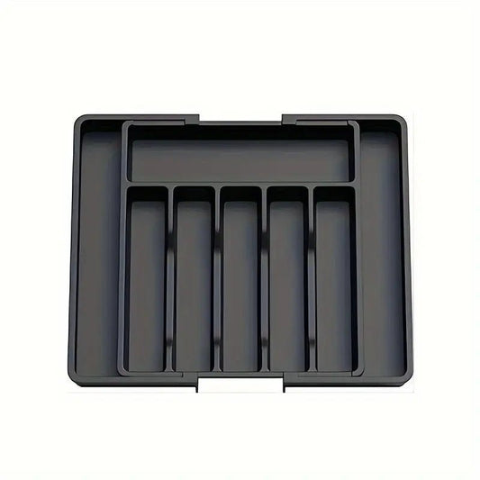 Elysian Cutlery Organizer | Extendable Design, Multi - Compartment - Hartwella