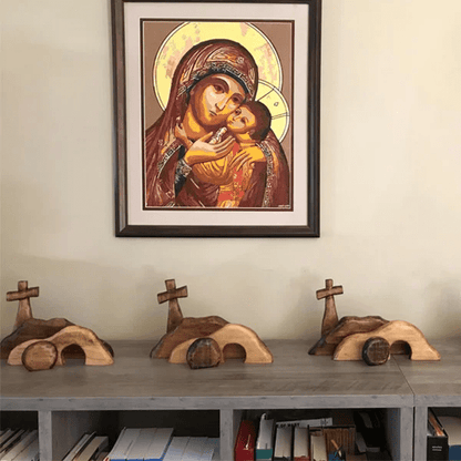 Elysian Easter Tableau | Wooden Christian Decoration - Hartwella