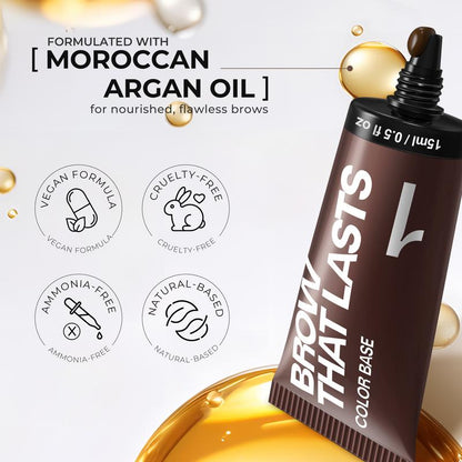 Elysian Eyebrow Tint Kit | Long-Lasting, Waterproof Formula with Argan Oil - Hartwella