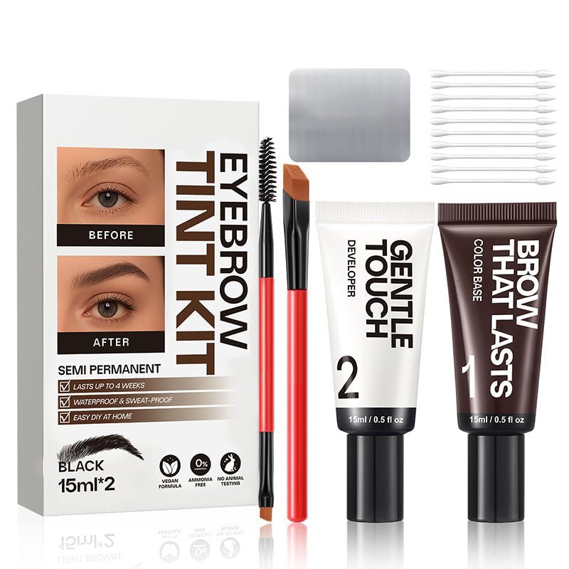 Elysian Eyebrow Tint Kit | Long-Lasting, Waterproof Formula with Argan Oil - Hartwella