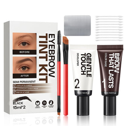 Elysian Eyebrow Tint Kit | Long-Lasting, Waterproof Formula with Argan Oil - Hartwella