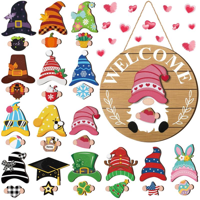 Elysian Gnome | Magnetic Interchangeable Seasonal Decor - Hartwella