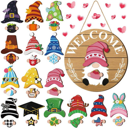 Elysian Gnome | Magnetic Interchangeable Seasonal Decor - Hartwella