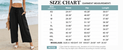 Elysian Linen Pants | Flowy Comfort, Relaxed Fit - Hartwella