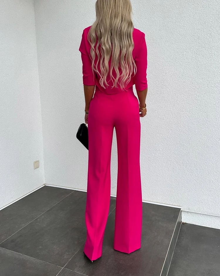 Elysian Pantsuit | High - Waisted, Tailored Fit for Women - Hartwella