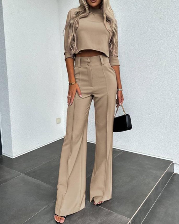 Elysian Pantsuit | High - Waisted, Tailored Fit for Women - Hartwella