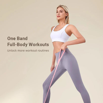 Elysian Resistance Band | Ergonomic Dual-Loop Design, Durable Silicone - Hartwella