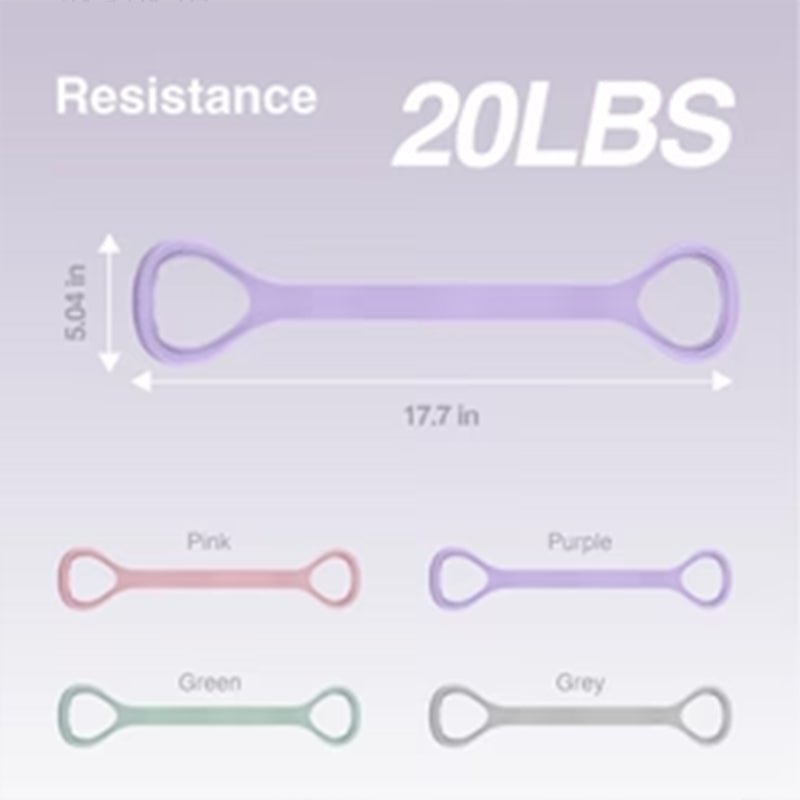 Elysian Resistance Band | Ergonomic Dual-Loop Design, Durable Silicone - Hartwella