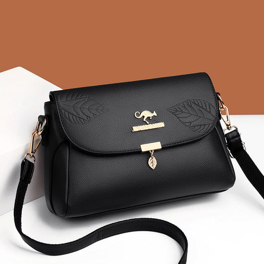 Elysian Women's Handbag | Genuine Leather, Multi-Layer Design - Hartwella