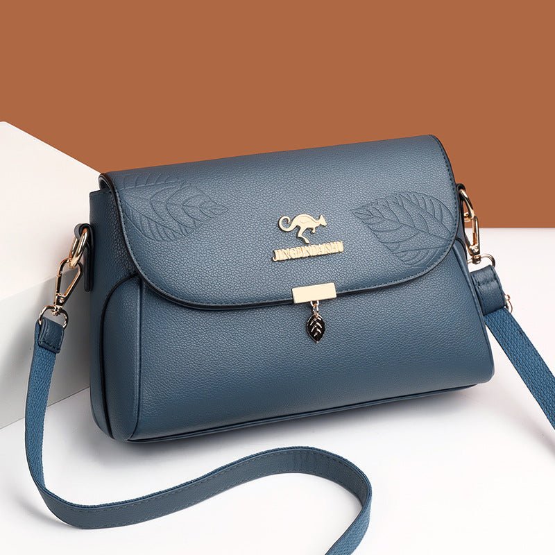 Elysian Women's Handbag | Genuine Leather, Multi-Layer Design - Hartwella
