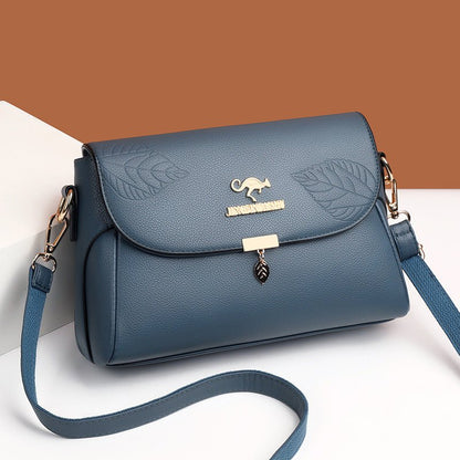 Elysian Women's Handbag | Genuine Leather, Multi-Layer Design - Hartwella