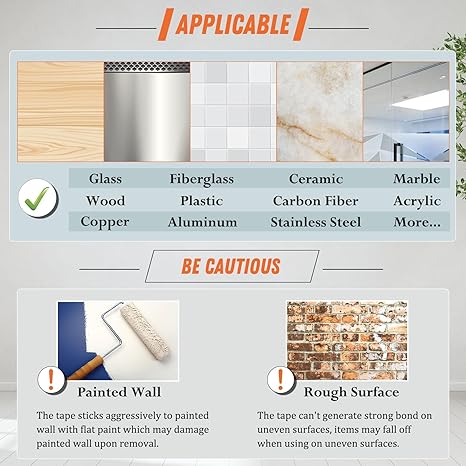 Elysium Double Sided Tape | Clear, Heavy-Duty Adhesion - Hartwella