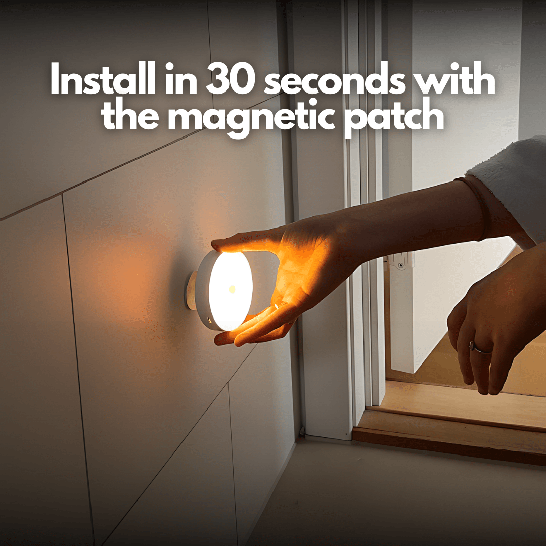 Elysium Motion Sensor Light | USB Rechargeable, Easy Installation, 200 Lumens - Hartwella
