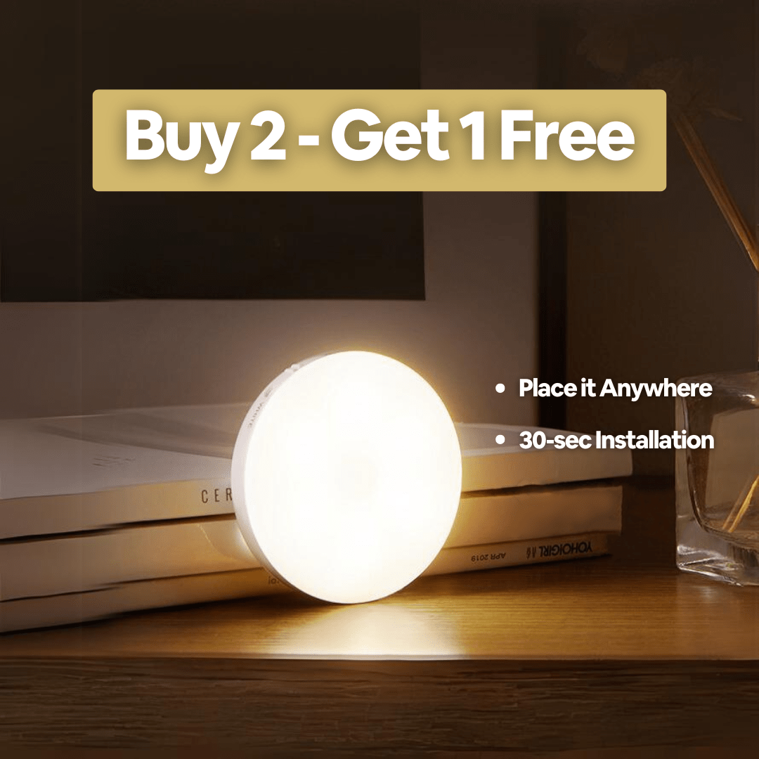 Elysium Motion Sensor Light | USB Rechargeable, Easy Installation, 200 Lumens - Hartwella