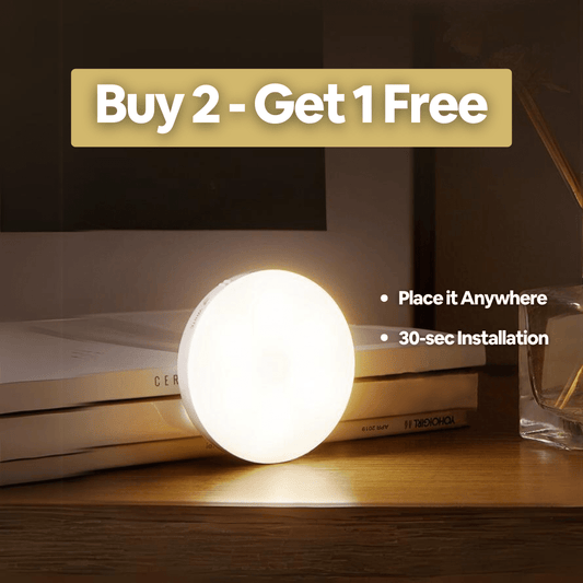 Elysium Motion Sensor Light | USB Rechargeable, Easy Installation, 200 Lumens - Hartwella