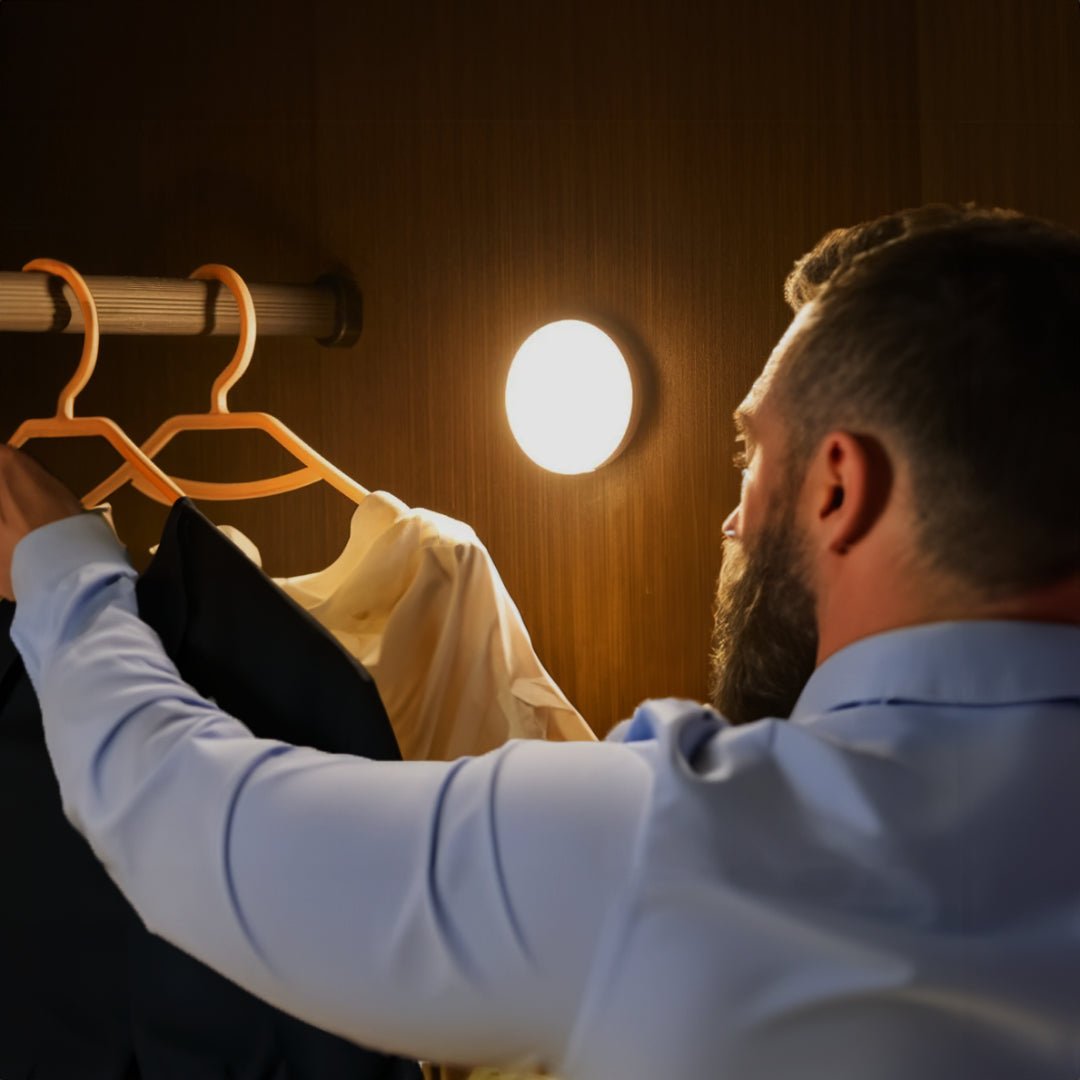 Elysium Motion Sensor Light | USB Rechargeable, Easy Installation, 200 Lumens - Hartwella