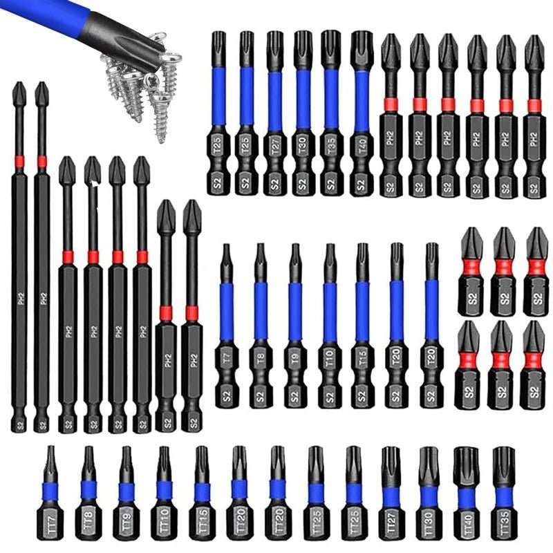Eptchn Magnetic Impact Nut Driver Set | 46 - Piece, Durable Cr - V Steel - Hartwella