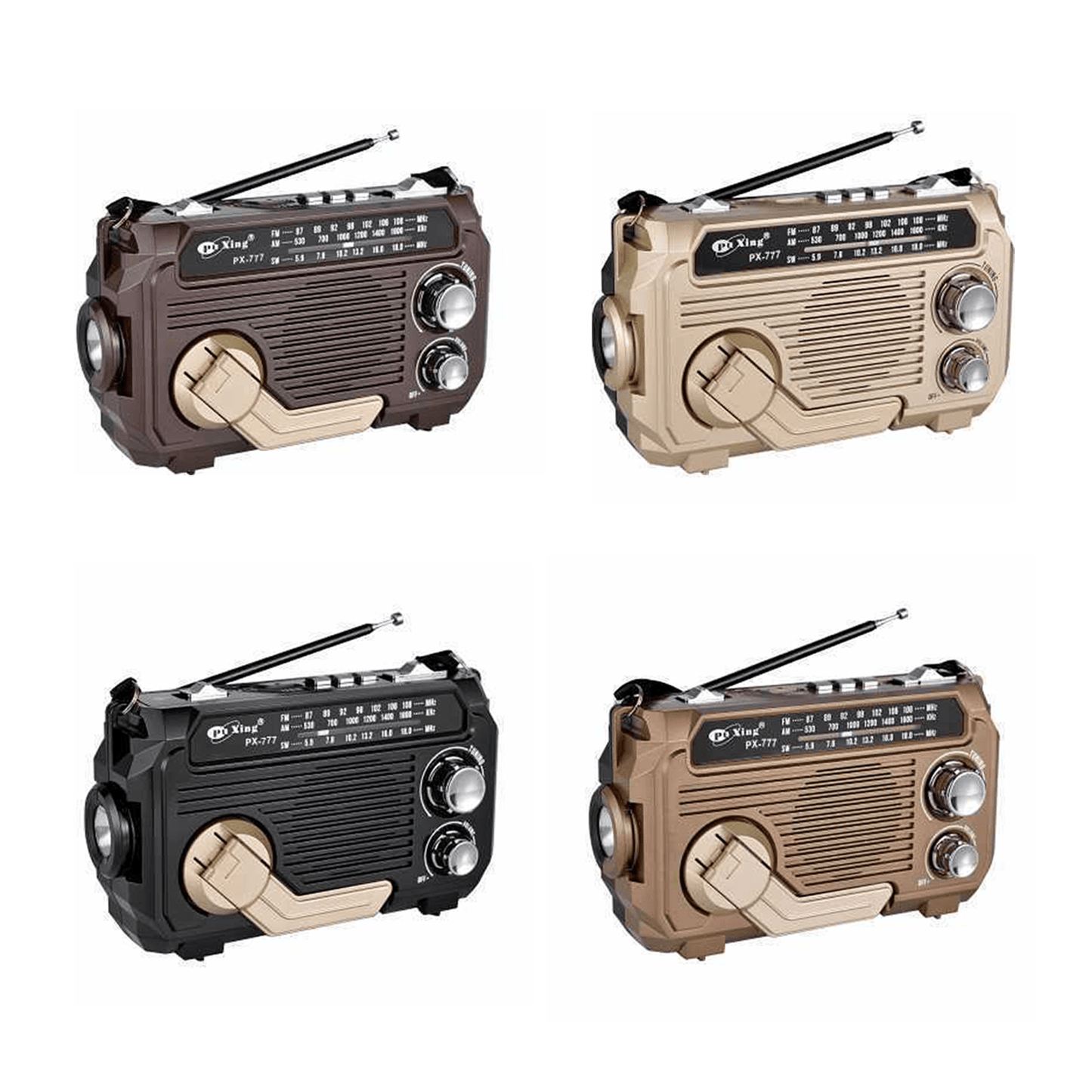 Eptchn Solar Radio | Multifunctional, Retro Design - Hartwella