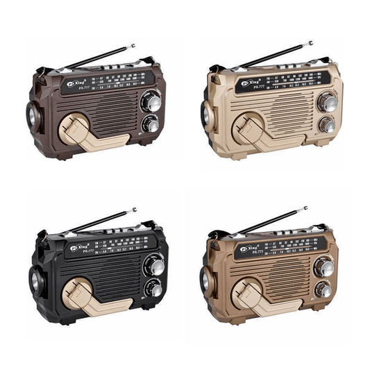 Eptchn Solar Radio | Multifunctional, Retro Design - Hartwella