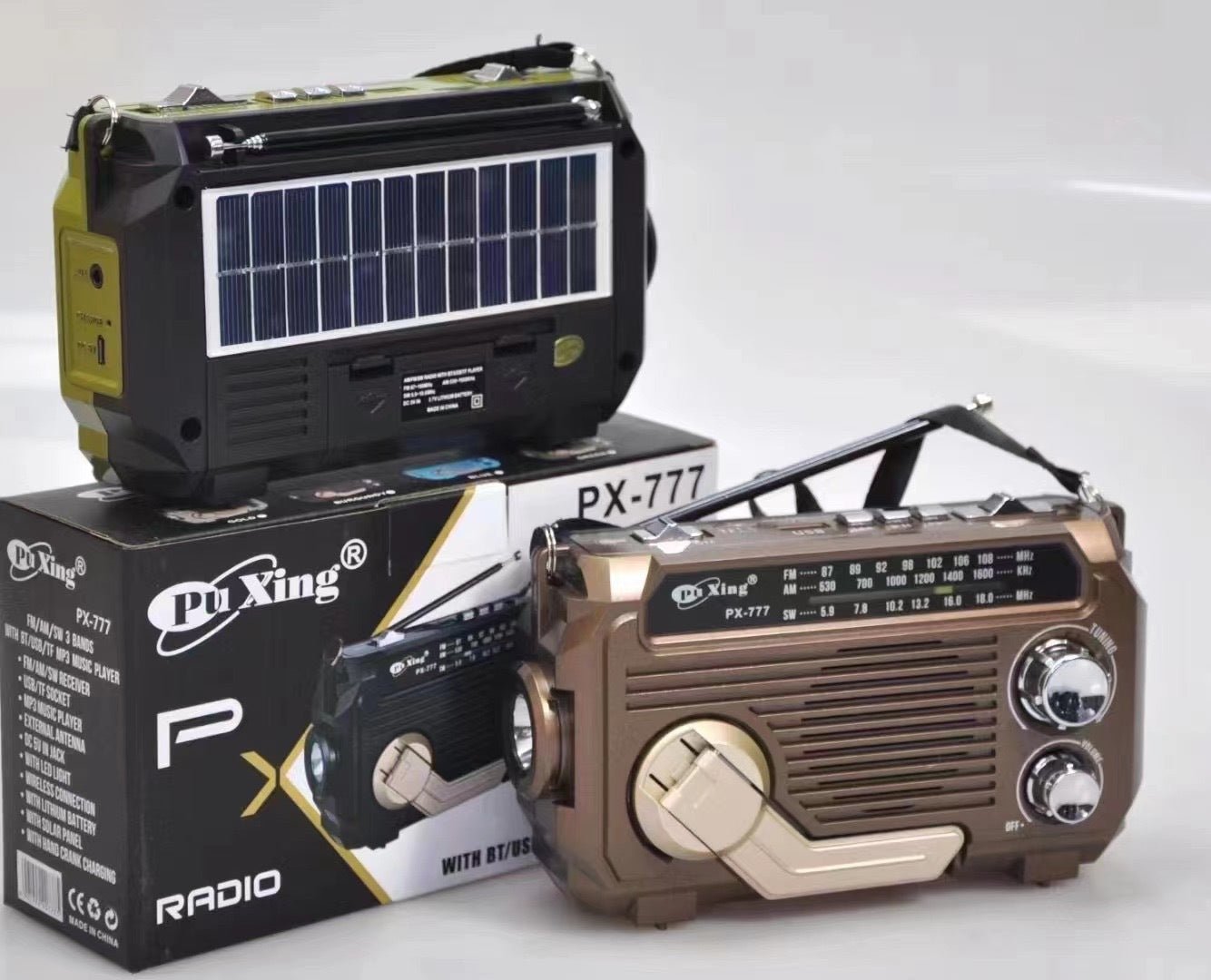 Eptchn Solar Radio | Multifunctional, Retro Design - Hartwella