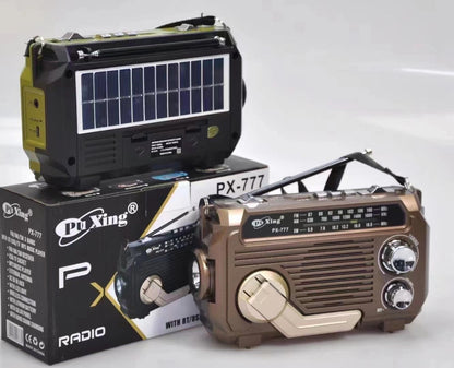 Eptchn Solar Radio | Multifunctional, Retro Design - Hartwella