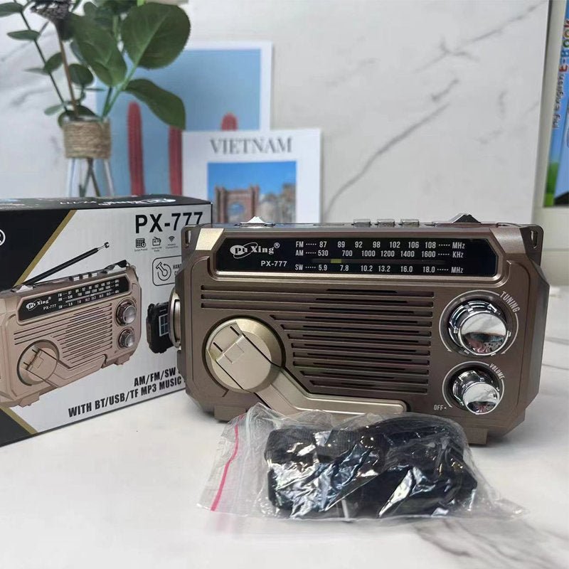 Eptchn Solar Radio | Multifunctional, Retro Design - Hartwella