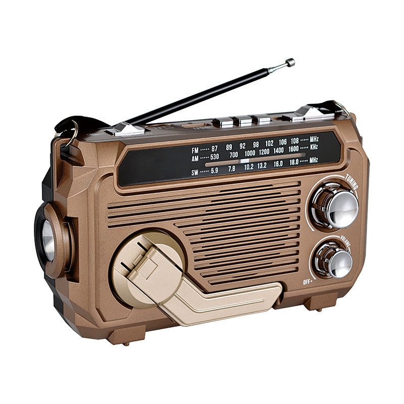 Eptchn Solar Radio | Multifunctional, Retro Design - Hartwella