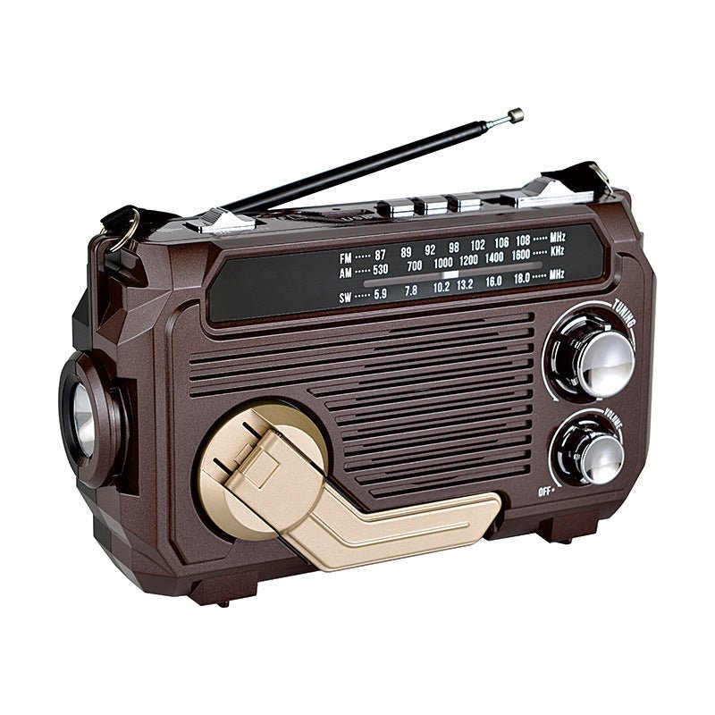 Eptchn Solar Radio | Multifunctional, Retro Design - Hartwella