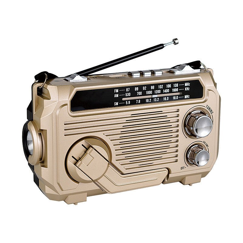 Eptchn Solar Radio | Multifunctional, Retro Design - Hartwella