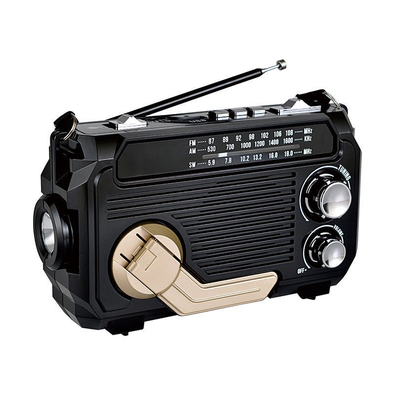 Eptchn Solar Radio | Multifunctional, Retro Design - Hartwella