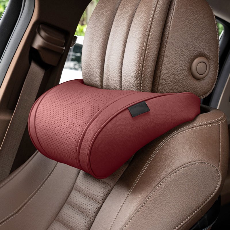 Evara Car Support Set | Ergonomic Memory Foam Lumbar Cushion and Headrest - Hartwella