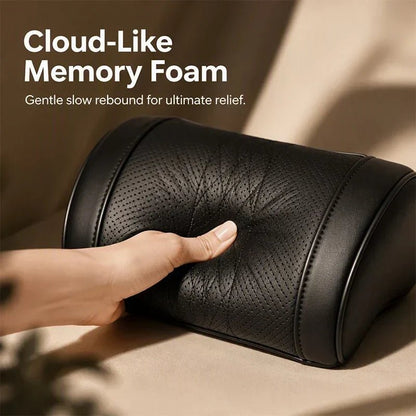 Evara Car Support Set | Ergonomic Memory Foam Lumbar Cushion and Headrest - Hartwella