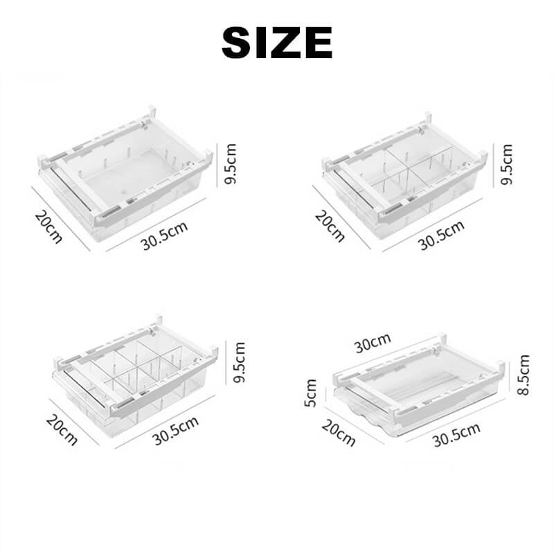 Evo Fridge Organizer | Expandable, Food-Safe Storage Containers - Hartwella