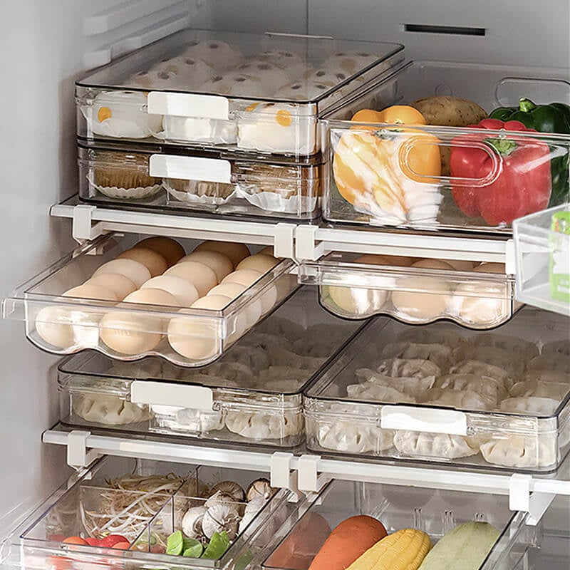 Evo Fridge Organizer | Expandable, Food-Safe Storage Containers - Hartwella