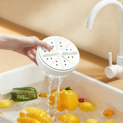 Evo Fruit Vegetable Washer | Vortex Cleaning Technology, Compact Design - Hartwella