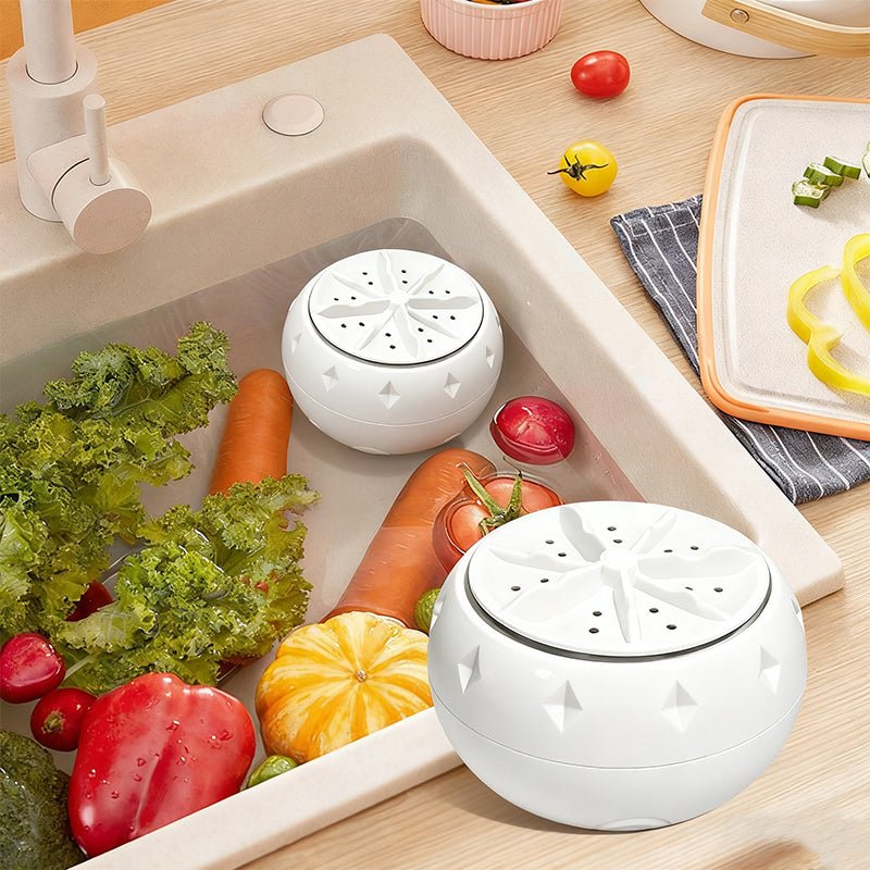 Evo Fruit Vegetable Washer | Vortex Cleaning Technology, Compact Design - Hartwella